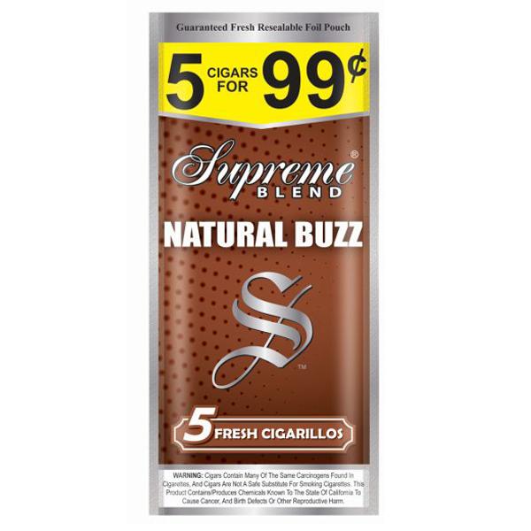 SUPREME 5/99C NAT BUZZ 5/15PK - NATURAL BUZZ - 961244