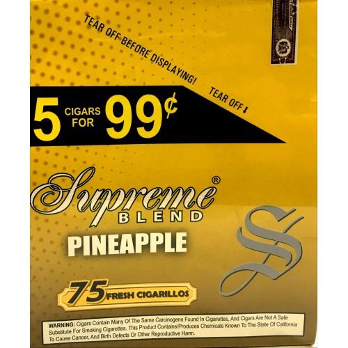 SUPREME 5/99C PINEAPPL 15/5PK - PINEAPPLE - 961246