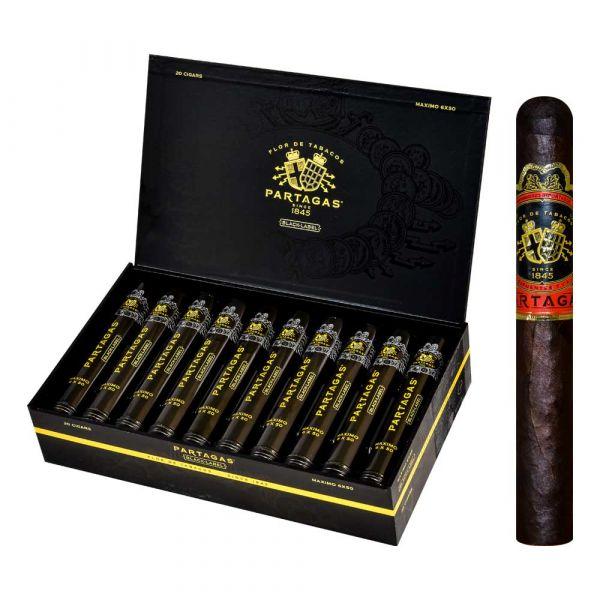 PARTAGAS BLK/LBL MAXIMO 20CT - PARTAGAS BLACK LABEL MAXIMO 20S  ITEM # 06979 - 965400