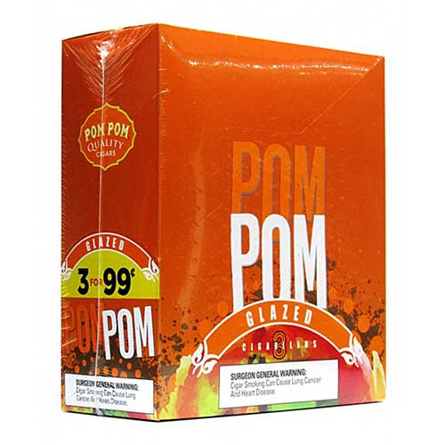 POMPOM 3/99 GLAZED 15/3PK