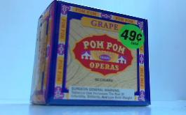 POM POM 0.49C OFF GRAPE 60CT - BOX 40/CASE - 970976