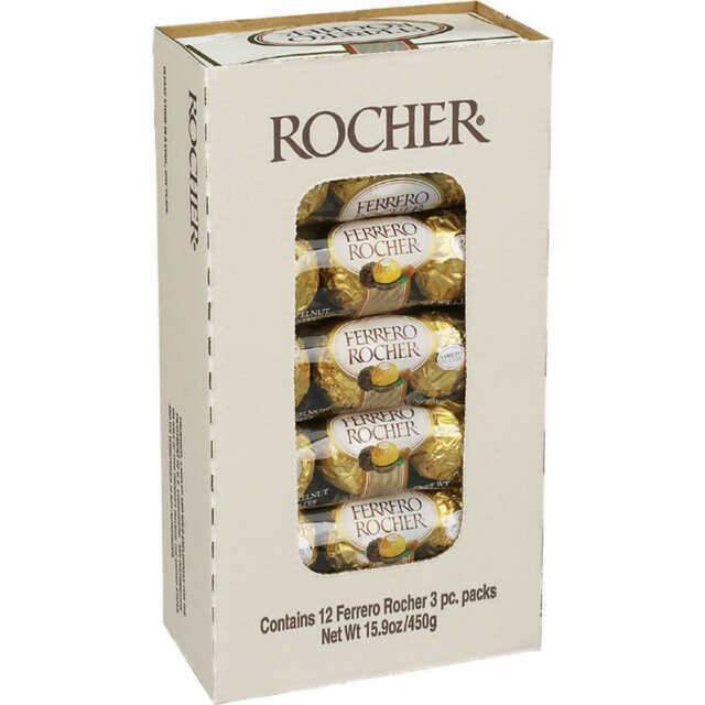 ROCHER HAZELNUT CHOCOLATE 12CT